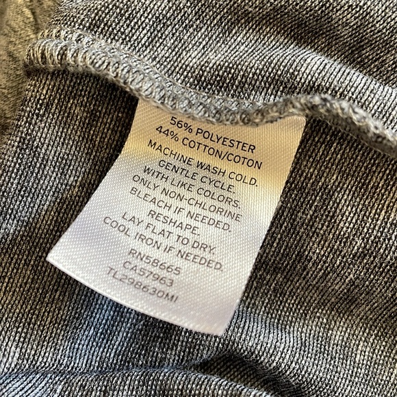 Anthropologie Leith gray scrunch sleeveless dress size medium - Picture 9 of 9